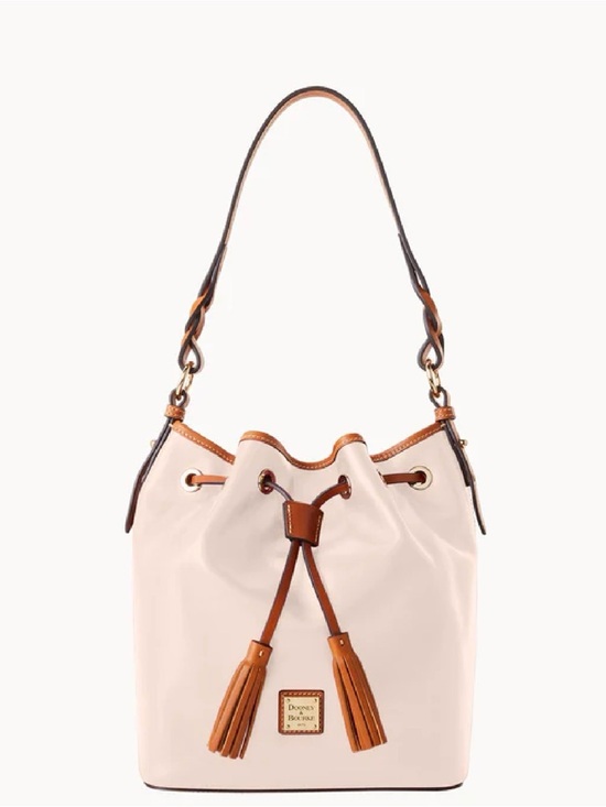 Dooney & Bourke Handbags - Dooney & Bourke Wexford Leather Tasha Drawstring in Blush 🌼☀️